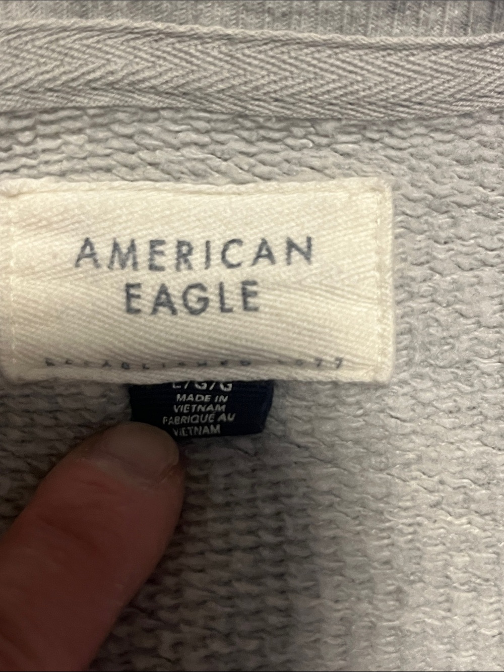 American Eagle Outfitters Light Gray Crewneck St. Tropez Sailing-Large - Picture 5 of 8
